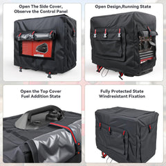 Generator Cover While Running | 4000W Universal Portable Tent | All - Weather Protection - SIOKIUU