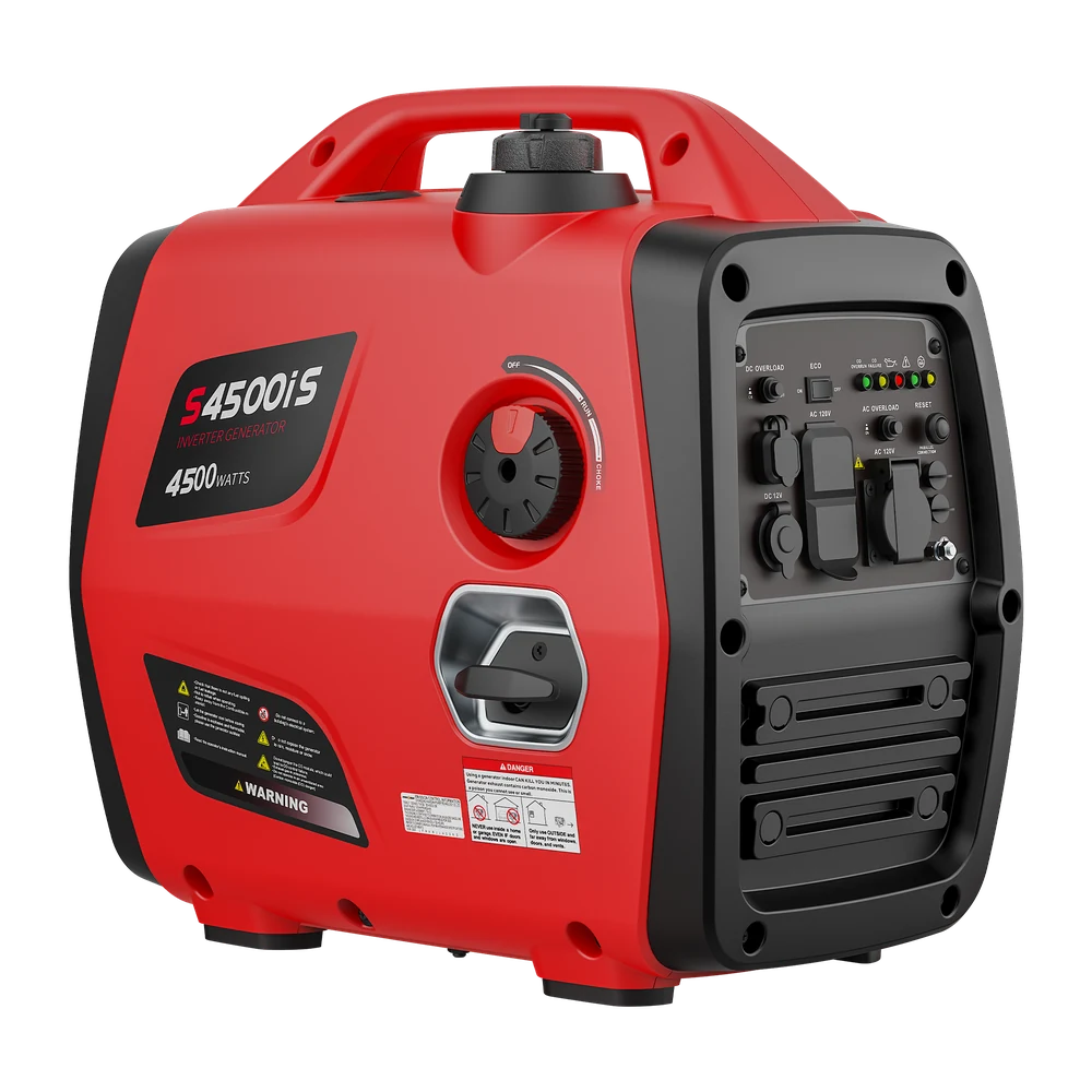 4500W Quiet Inverter Portable Generator for RV, Camping & Home Backup
