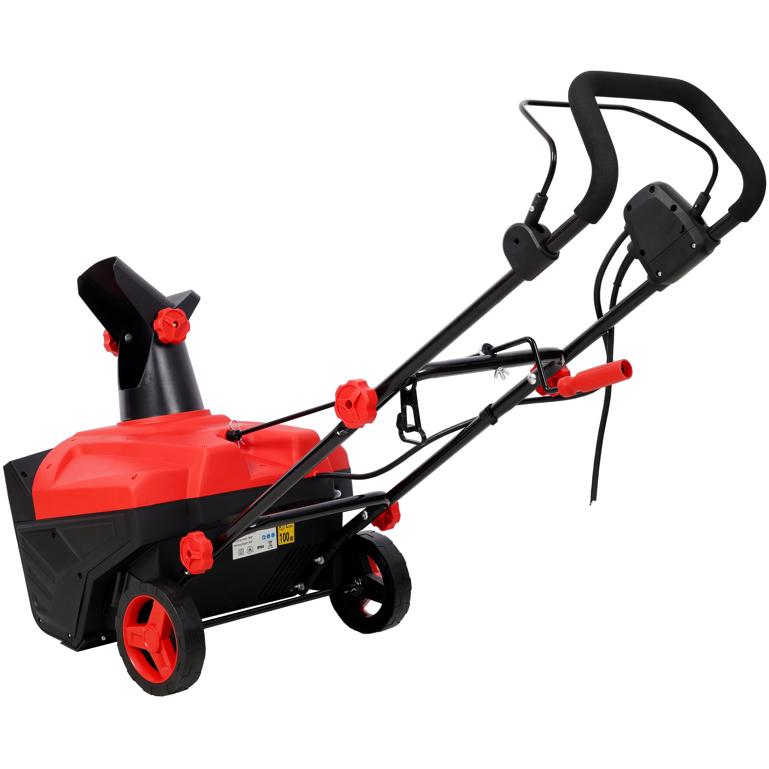 20-Inch Corded Electric Snow Thrower with LED