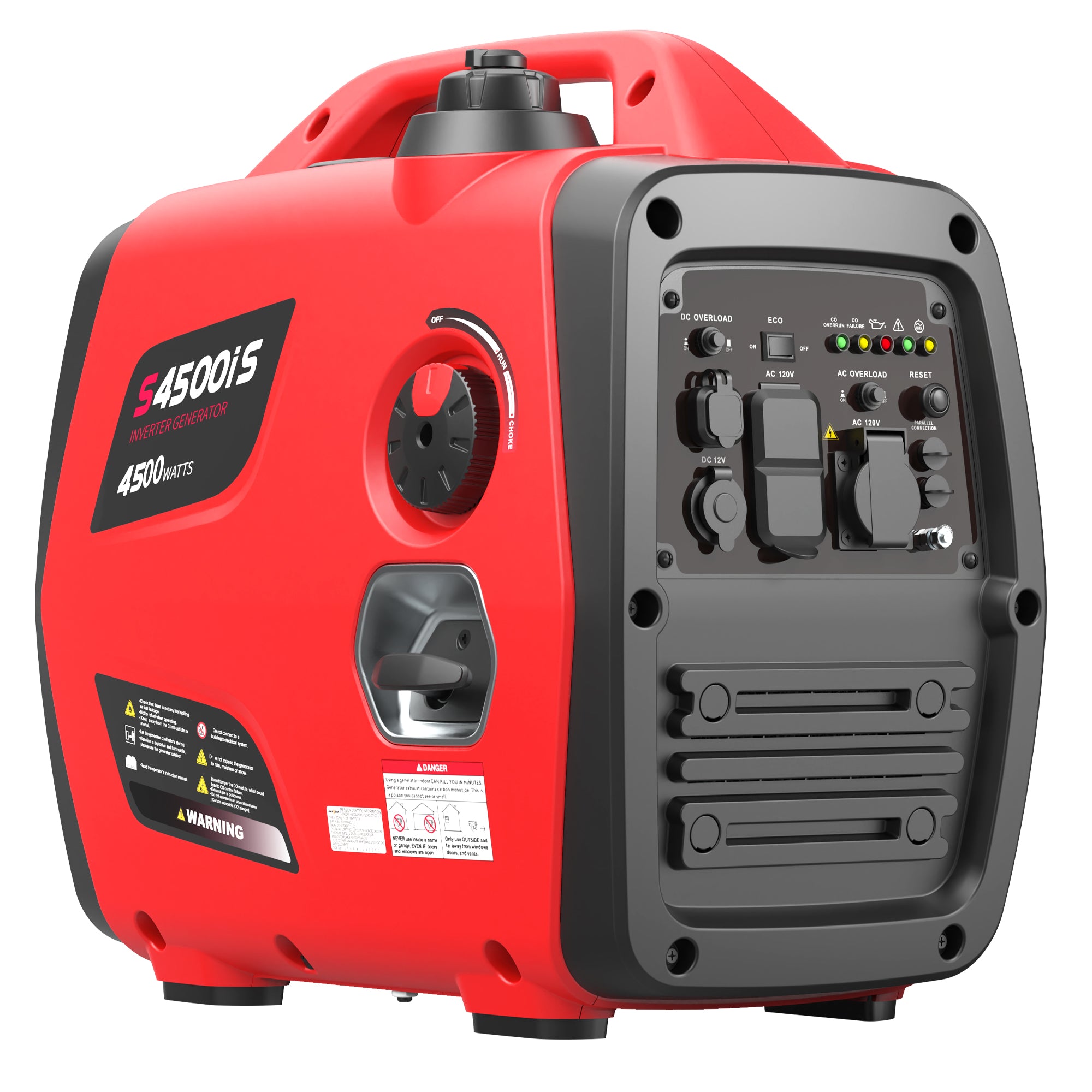 4500W Ultra-Quiet Inverter Generator: Essential Power for RV, Cabin, and Home Backup