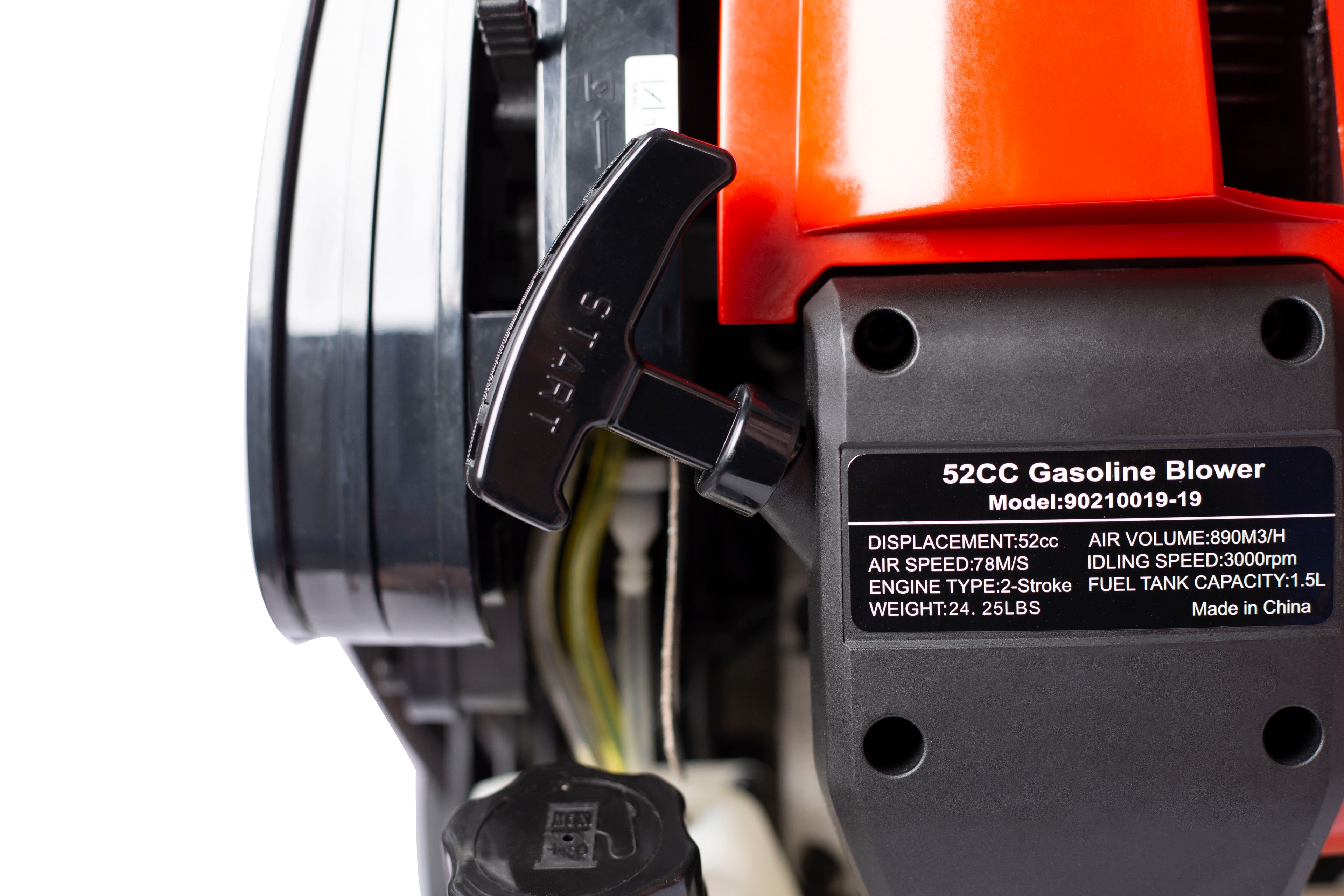 52CC 2-Cycle Gas Backpack Leaf Blower with extention tube