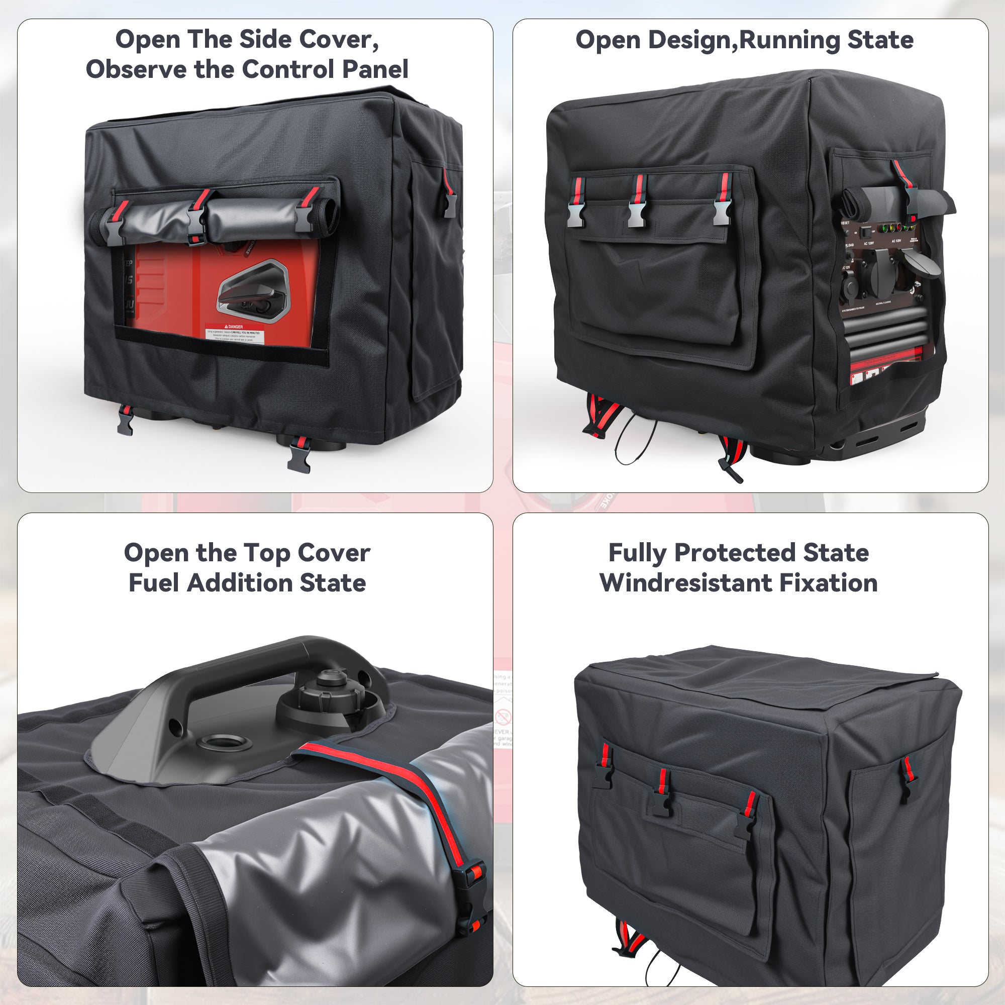 Generator Cover While Running | 4000W Universal Portable Tent | All-Weather Protection