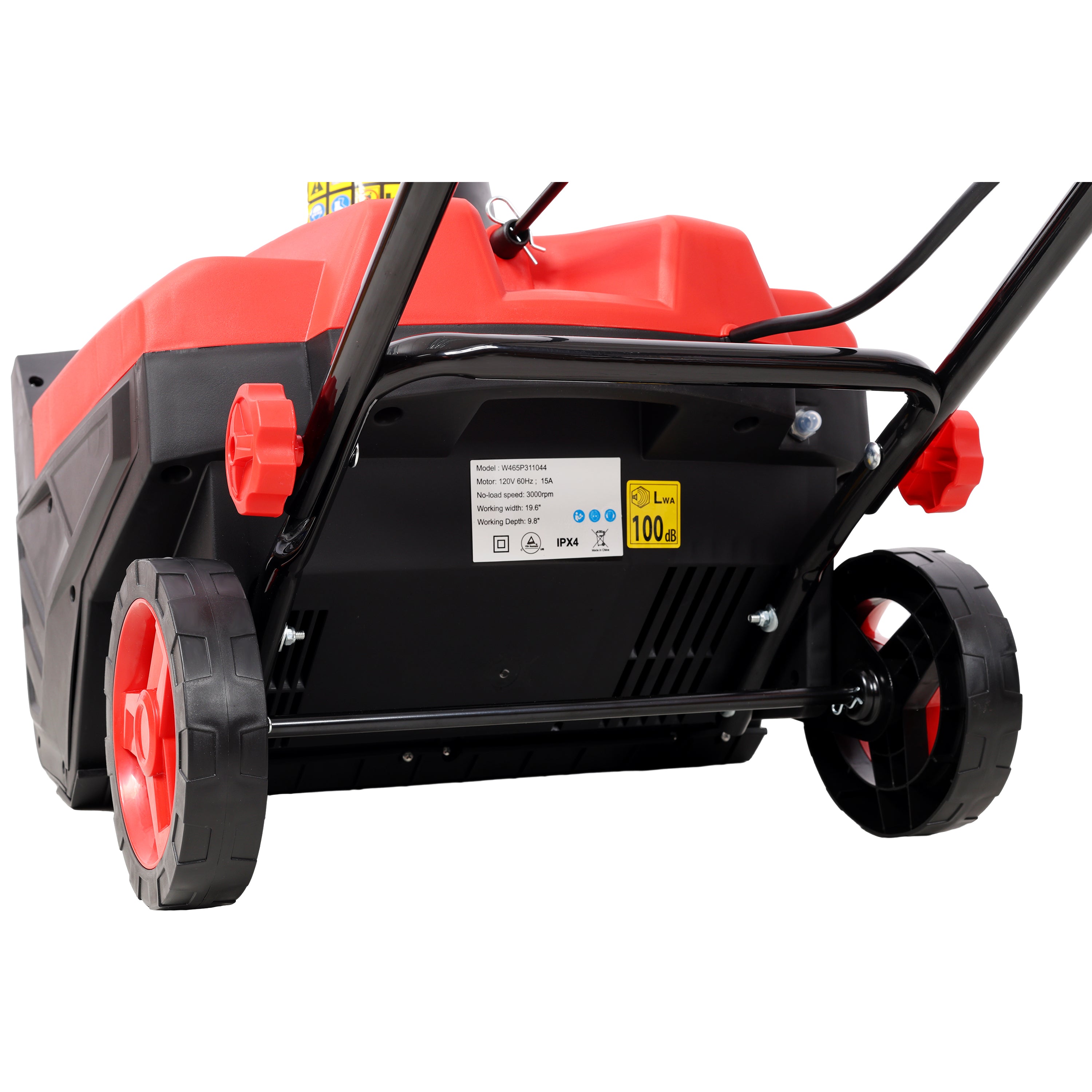 20-Inch Corded Electric Snow Thrower with LED