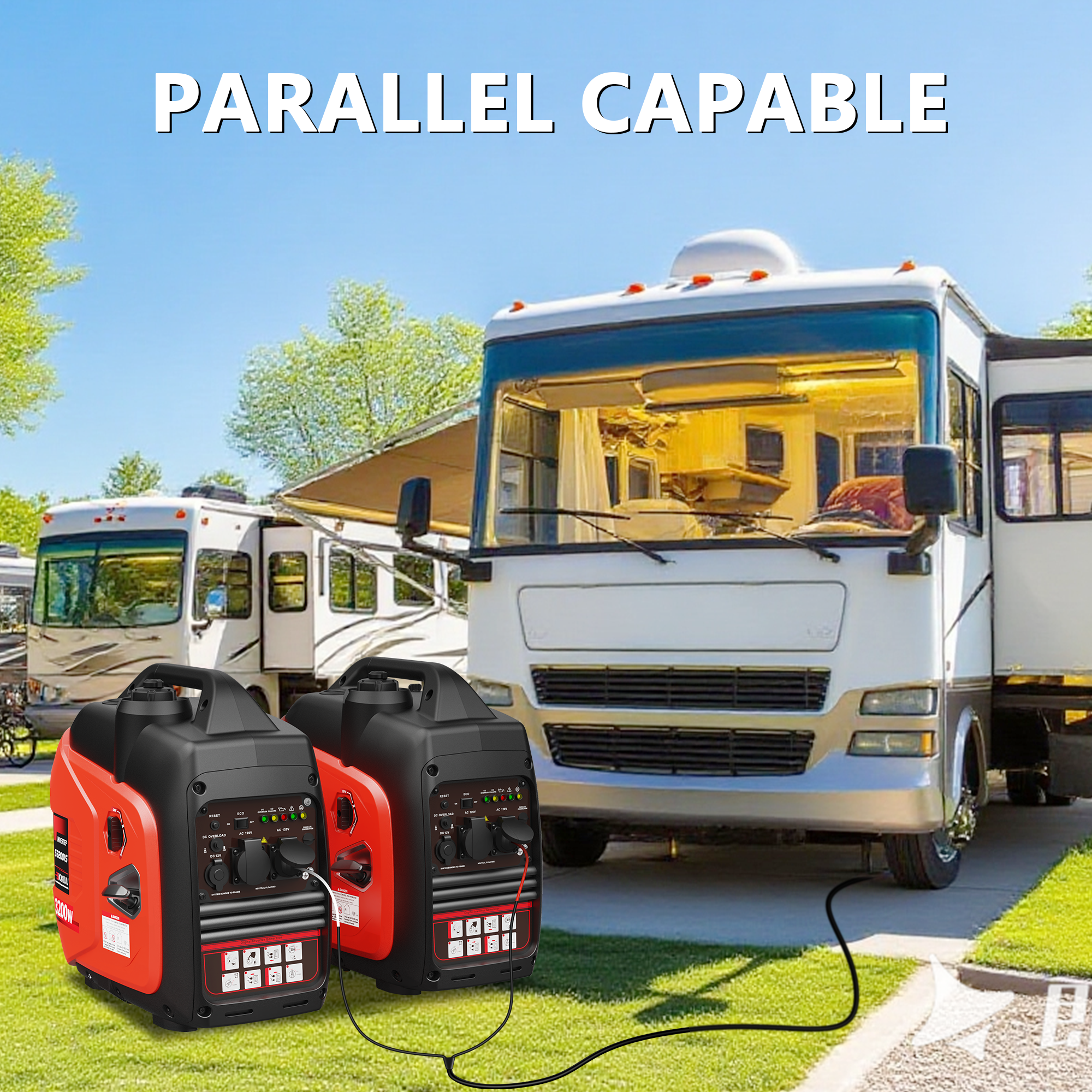 3200W Portable Generator Super Quiet Inverter Generator