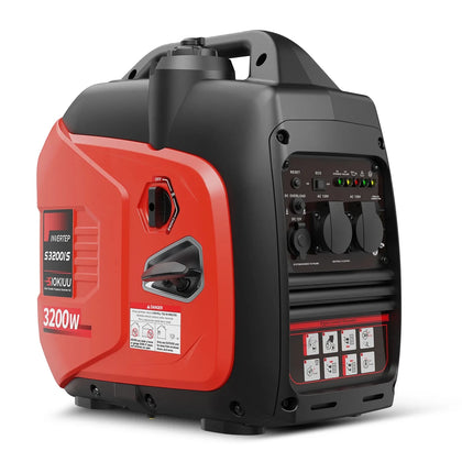 SIOKIUU 3200W Quiet Inverter Portable Generator for Camping, RV & Home Backup portable generator comparison image