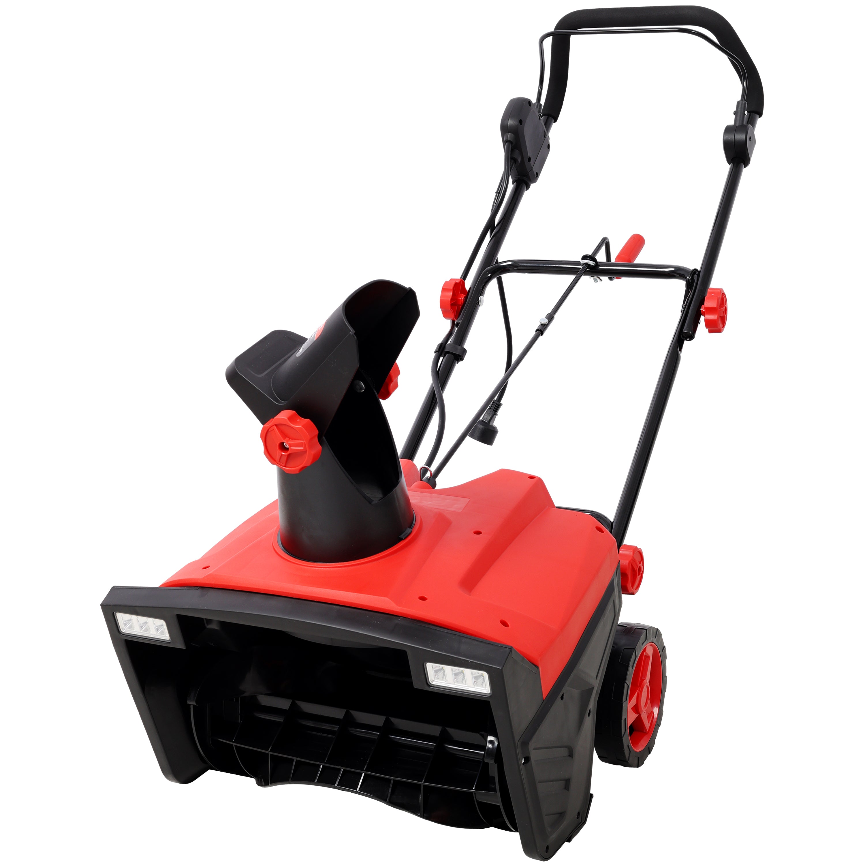 20-Inch Corded Electric Snow Thrower with LED