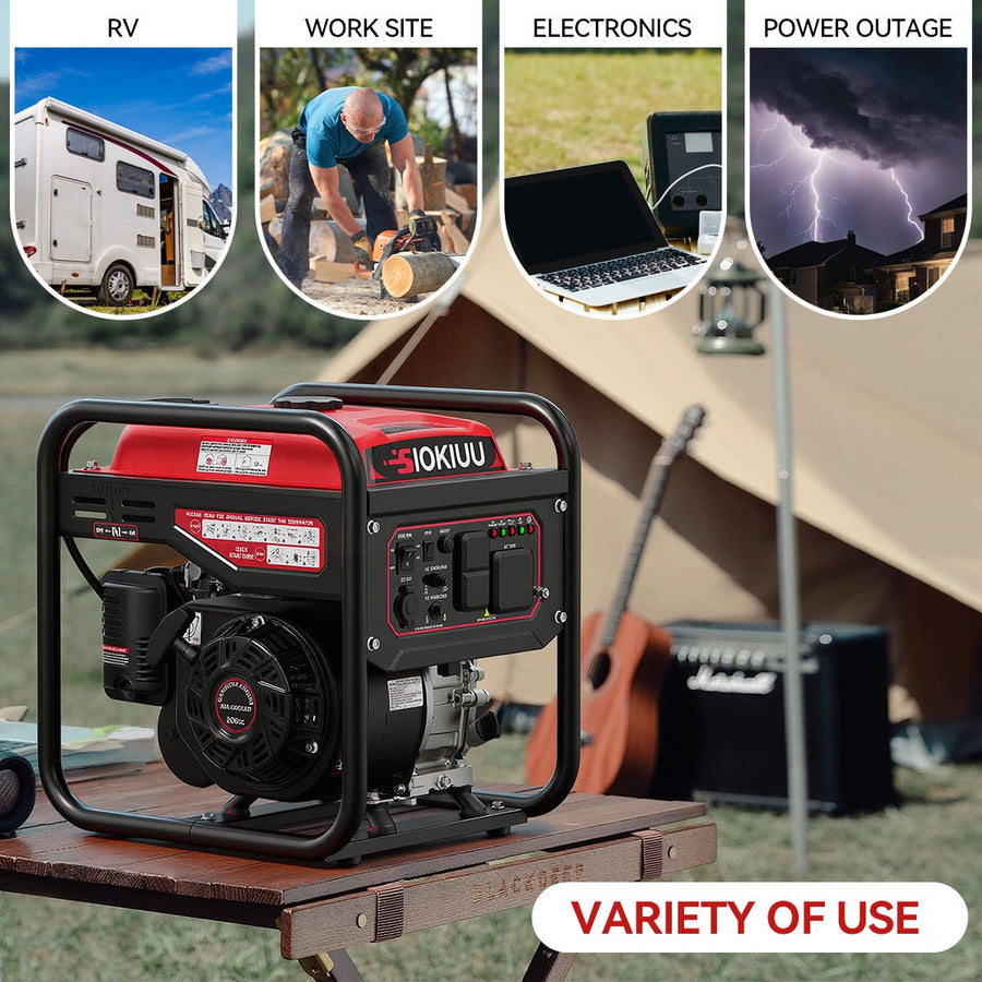 SIOKIUU 4000W Open-Frame Portable Generator – Reliable Power for Outdoor Use feature detail 4