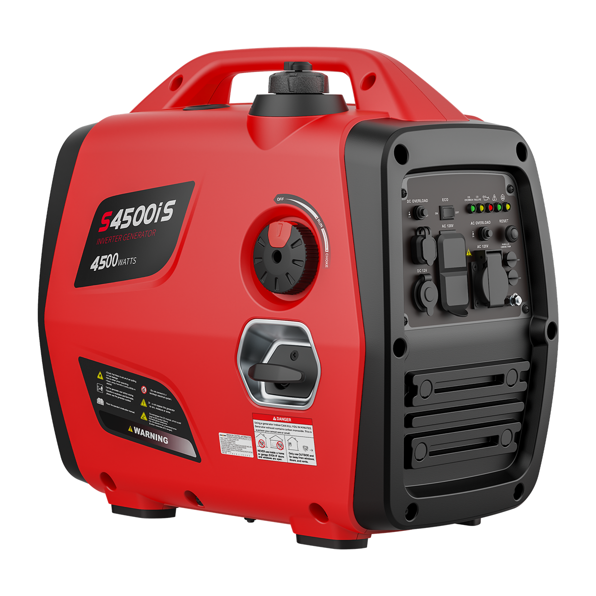 SIOKIUU 4500W Ultra - Quiet Inverter Generator - Essential Power for RV, Cabin, and Home Backup - SIOKIUU