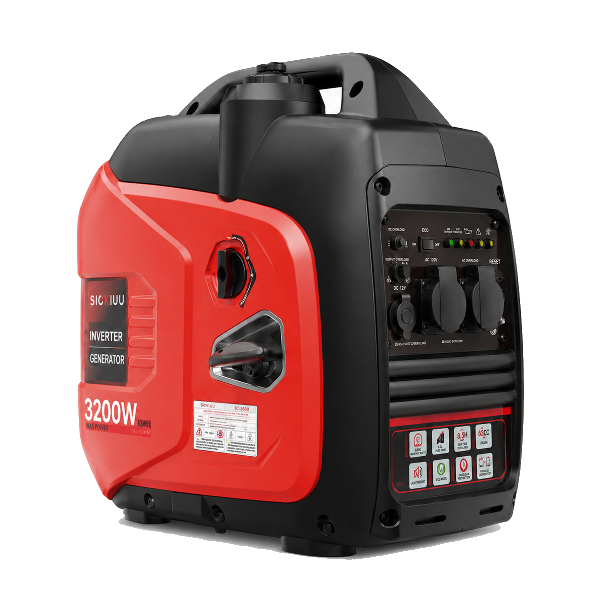 3200W Quiet Inverter Portable Generator for Camping, RV & Home Backup
