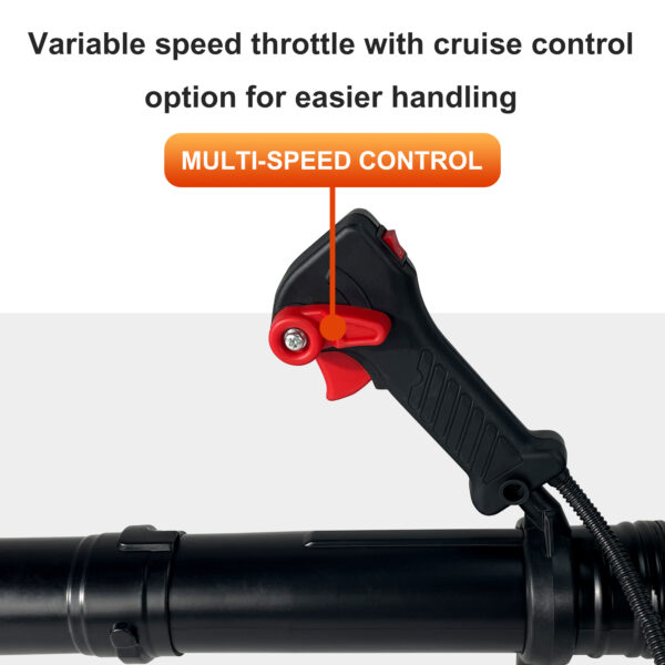 76CC,660CFM,200MPH ,4 Stroke Air Cooling Gas Backpack Grass Blower,Snow Blower EPA Compliant ,Backpack Gas Leaf Blower - Image 4