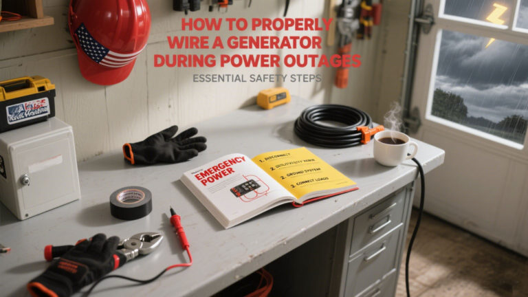 How to Safely Wire a Generator During a Power Outage