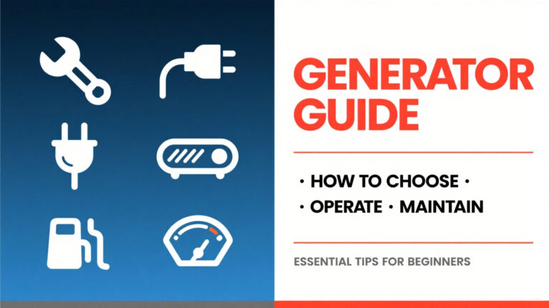 Generator Beginner’s Guide: Everything You Need to Know