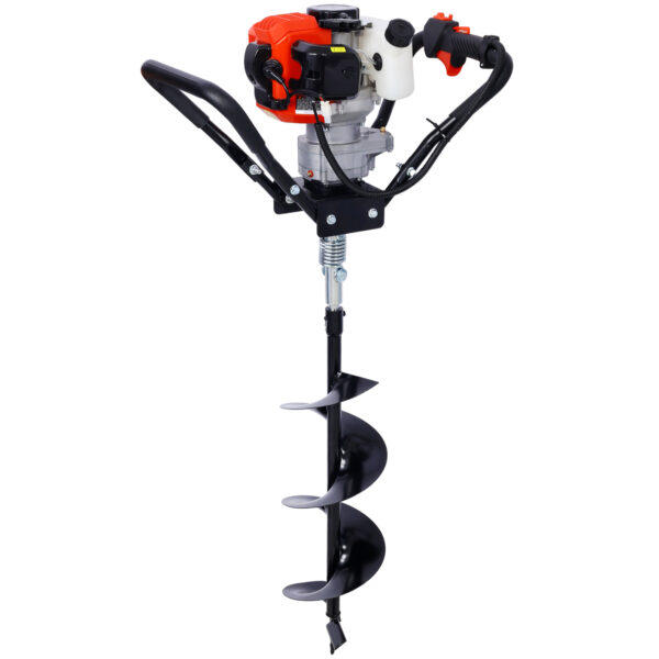Post Hole Digger, 43cc Post Hole Digger, Gas Powered Earth Digger with 6&8" and absorber,Earth Auger Drill Bit, 30 inch Long Alloy Steel Auger, for Farmland, Garden and Plant, EPA Certification - Image 19