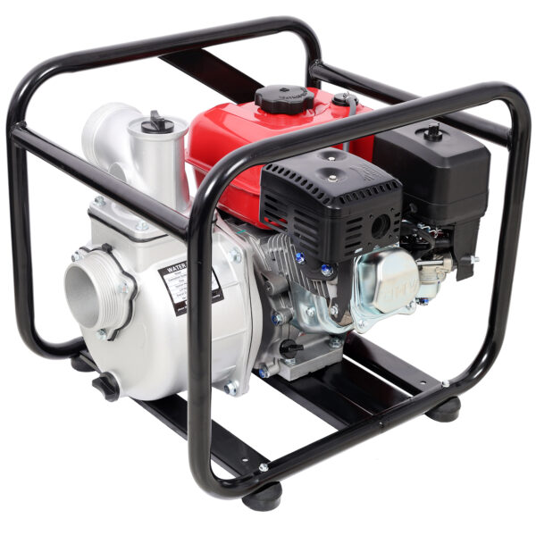 Gas Engine Powered Water Pump 3" inlet&outlet, Flow:264Gpm , 7HP Engine 212CC, EPA Certificated, 3in NPT Connector, with 25FT Flat Hose outlet - Image 4