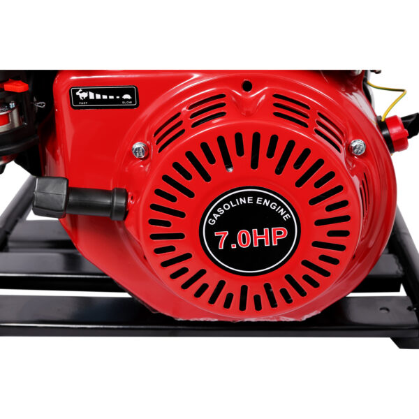 Gas Engine Powered Water Pump 3" inlet&outlet, Flow:264Gpm , 7HP Engine 212CC, EPA Certificated, 3in NPT Connector, with 25FT Flat Hose outlet - Image 6