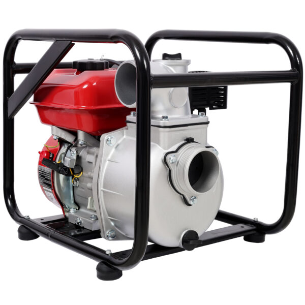 Gas Engine Powered Water Pump 3" inlet&outlet, Flow:264Gpm , 7HP Engine 212CC, EPA Certificated, 3in NPT Connector, with 25FT Flat Hose outlet - Image 10