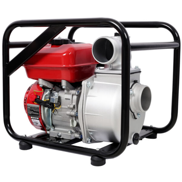 Gas Engine Powered Water Pump 3" inlet&outlet, Flow:264Gpm , 7HP Engine 212CC, EPA Certificated, 3in NPT Connector, with 25FT Flat Hose outlet - Image 11