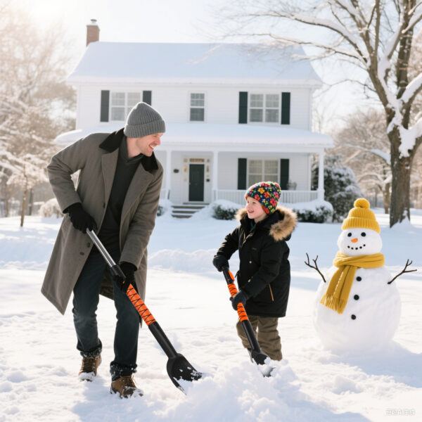 43.3" Snow Brush and Ice Scrapers for Car Windshield Extendable Detachable Snow Removal Tool for Trucks SUVS with Ergonomic Foam Grip - Image 6